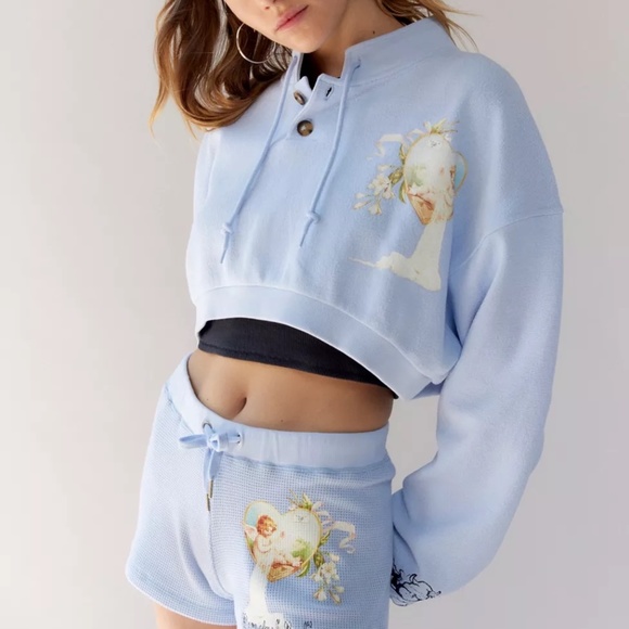 Boys Lie 'Perpetual Feelings' Cropped Sweatshirt - Picture 5 of 16